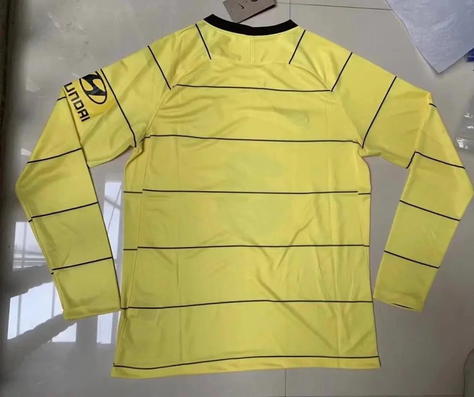 MAILLOT CHELSEA EXTÉRIEUR 2021/2022 VERSION MANCHES LONGUES - Maillot du Monde
