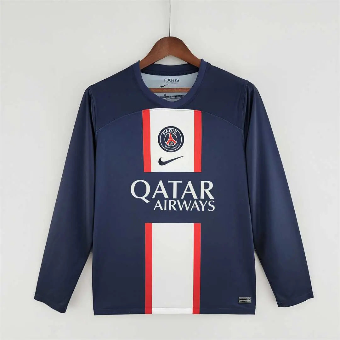 MAILLOT PSG DOMICILE 2022/2023 VERSION MANCHES LONGUES - Maillot du Monde