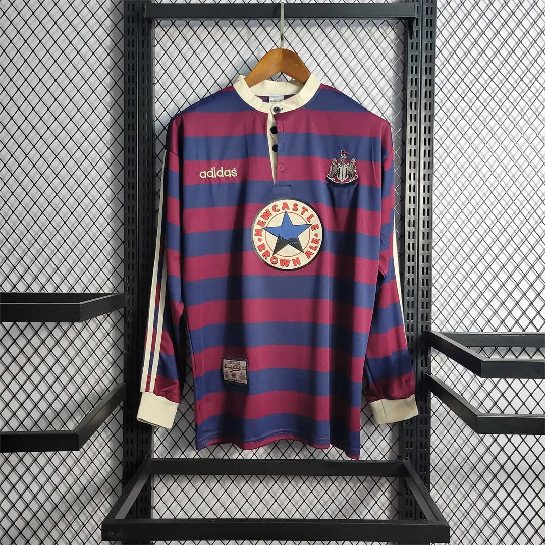 MAILLOT NEWCASTLE EXTÉRIEUR 1995/1996 VERSION MANCHES LONGUES - Maillot du Monde