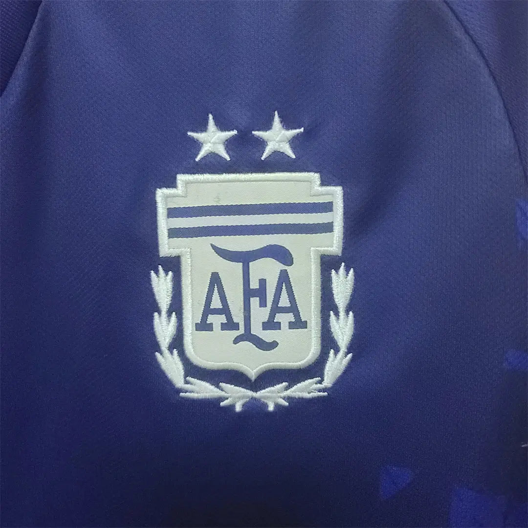 MAILLOT ARGENTINE EXTÉRIEUR 2022 VERSION MANCHES LONGUES - Maillot du Monde