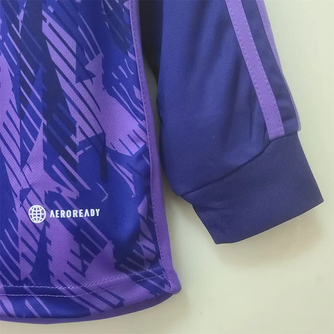 MAILLOT ARGENTINE EXTÉRIEUR 2022 VERSION MANCHES LONGUES - Maillot du Monde