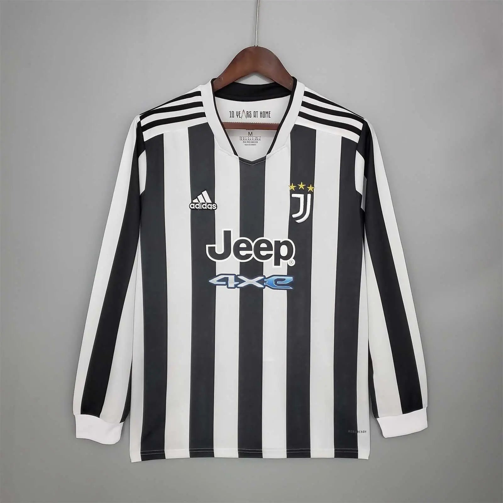 MAILLOT JUVENTUS DOMICILE 2021/2022 VERSION MANCHES LONGUES - Maillot du Monde