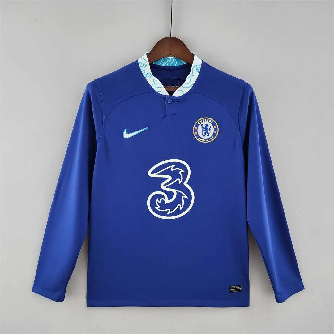 MAILLOT CHELSEA DOMICILE 2022/2023 VERSION MANCHES LONGUES - Maillot du Monde
