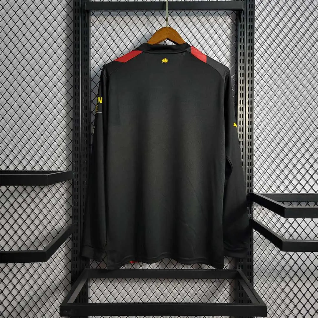 MAILLOT MANCHESTER CITY EXTÉRIEUR 2022/2023 VERSION MANCHES LONGUES - Maillot du Monde