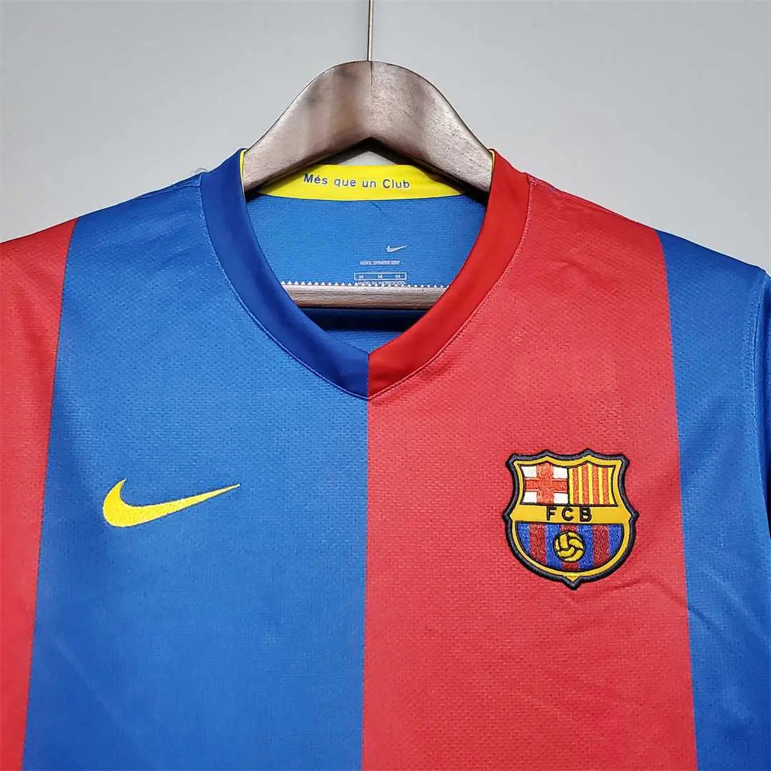 MAILLOT BARCELONE DOMICILE 2006/2007 VERSION MANCHES LONGUES - Maillot du Monde