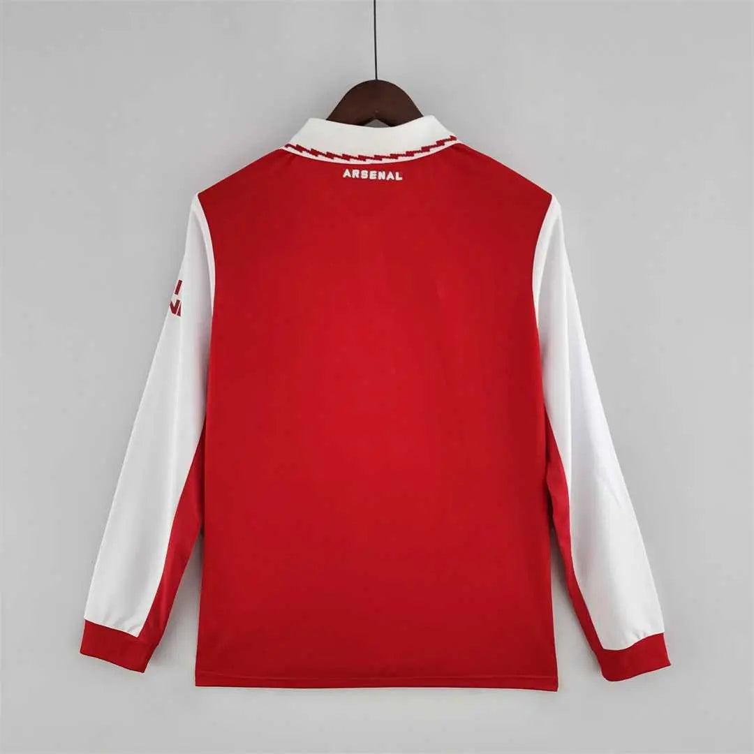 MAILLOT ARSENAL DOMICILE 2022/2023 VERSION MANCHES LONGUES - Maillot du Monde
