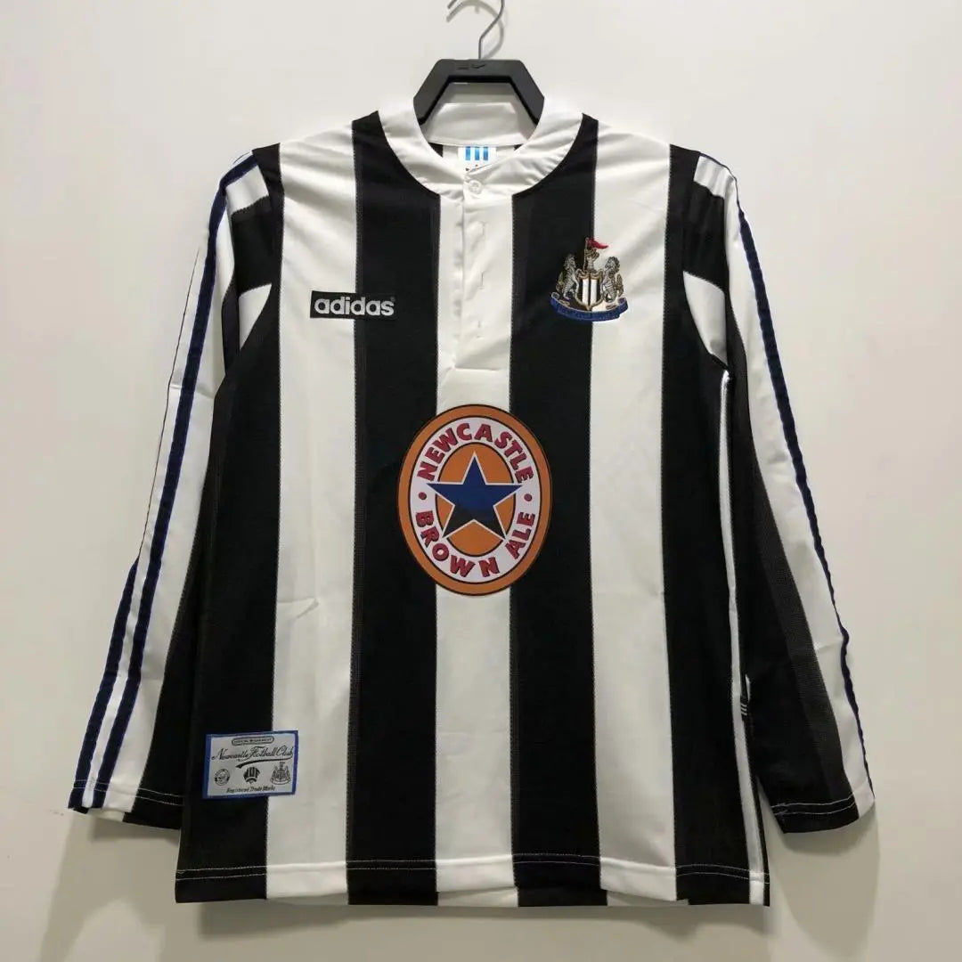 MAILLOT NEWCASTLE DOMICILE 1995/1997 VERSION MANCHES LONGUES - Maillot du Monde