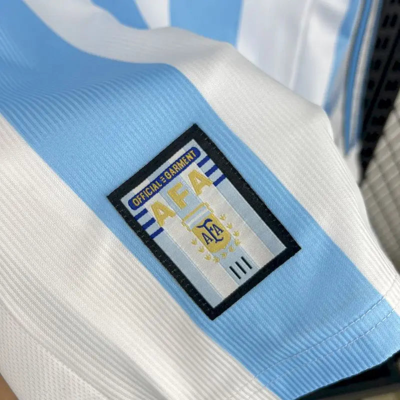 MAILLOT ARGENTINE DOMICILE 1998 VERSION MANCHES LONGUES - Maillot du Monde