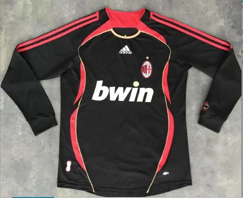 MAILLOT RETRO AC MILAN 2006/2007 VERSION MANCHES LONGUES - Maillot du Monde