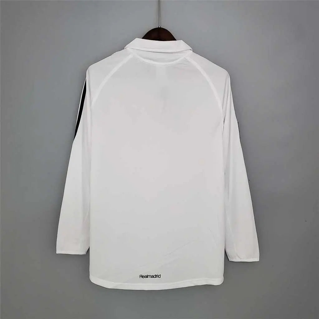 MAILLOT RÉAL MADRID DOMICILE 2005/2006 VERSION MANCHES LONGUES - Maillot du Monde