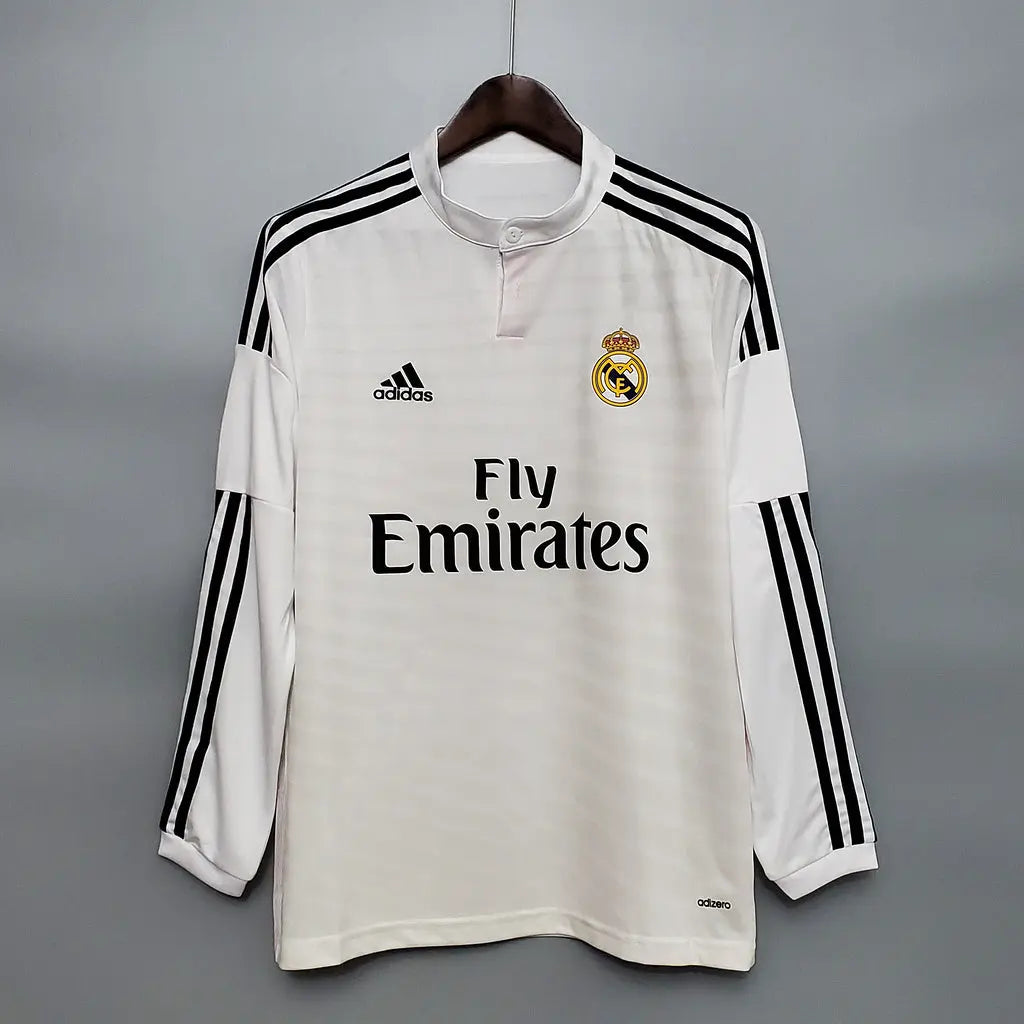 MAILLOT REAL MADRID DOMICILE 2014/2015 VERSION MANCHES LONGUES - Maillot du Monde