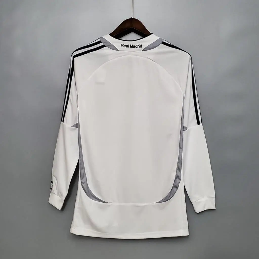 MAILLOT REAL MADRID DOMICILE 2006/2007 VERSION MANCHES LONGUES - Maillot du Monde