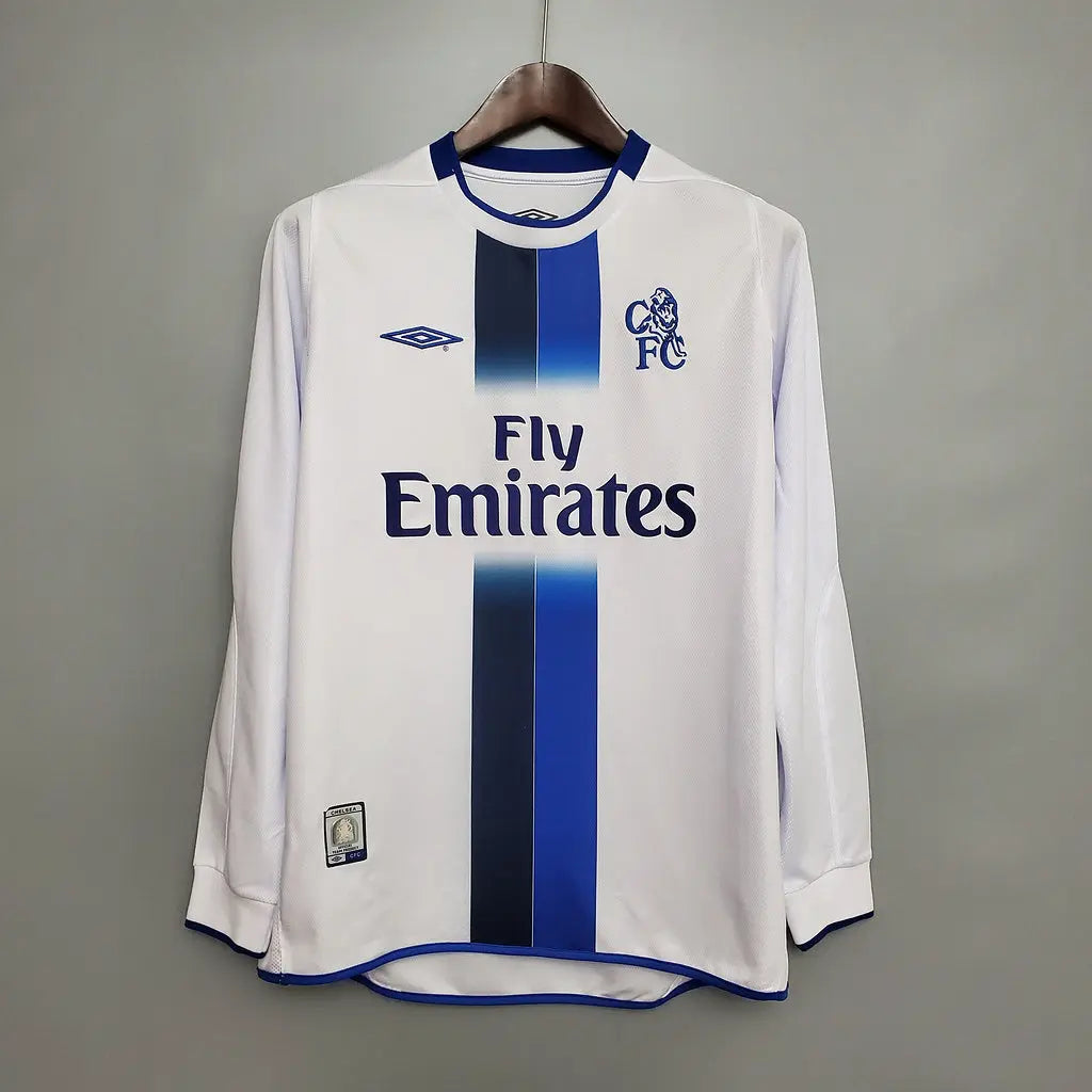 MAILLOT CHELSEA EXTÉRIEUR 2003/2005 VERSION MANCHES LONGUES - Maillot du Monde