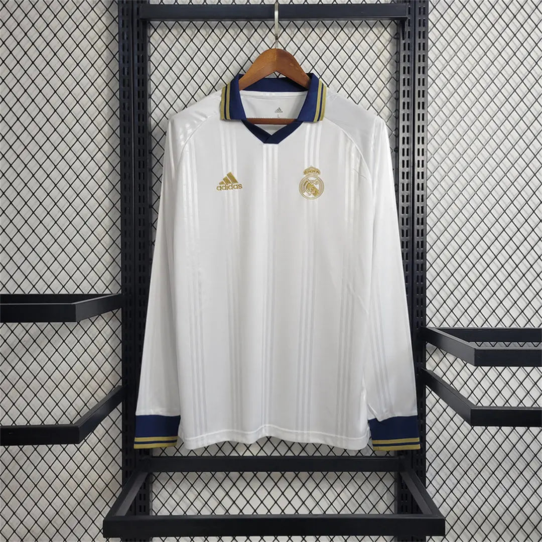 MAILLOT REAL MADRID 2019/2020 VERSION MANCHES LONGUES - Maillot du Monde
