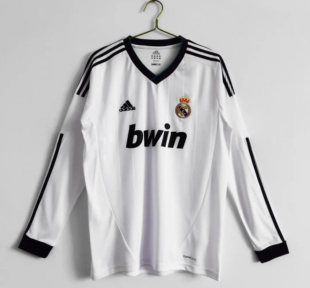 MAILLOT REAL MADRID DOMICILE 2012/2013 VERSION MANCHES LONGUES - Maillot du Monde