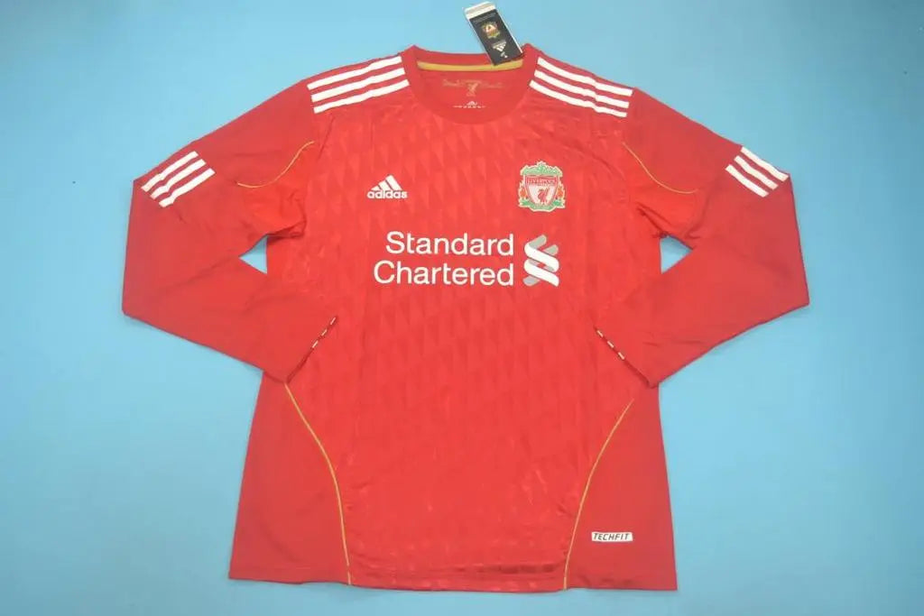 MAILLOT RETRO LIVERPOOL DOMICILE 2011/2012 VERSION MANCHES LONGUES - Maillot du Monde