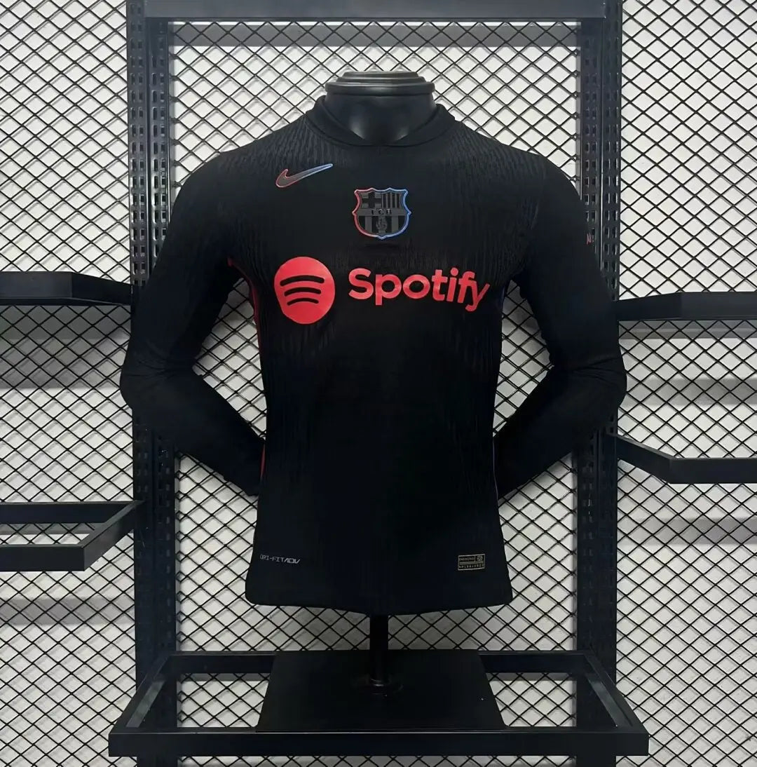 MAILLOT BARCELONE EXTÉRIEUR 2014/2025 VERSION MANCHES LONGUES - Maillot du Monde