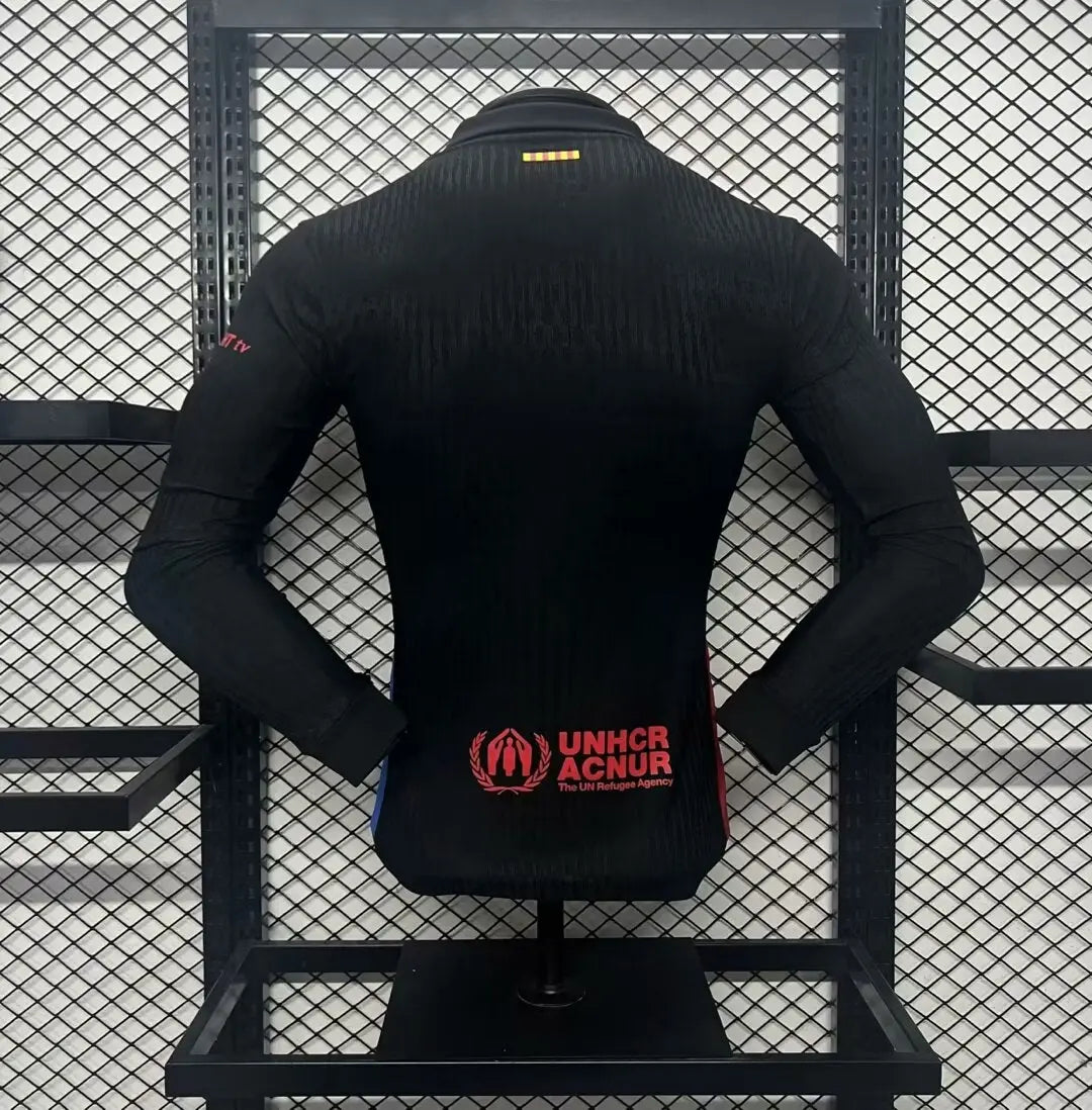 MAILLOT BARCELONE EXTÉRIEUR 2014/2025 VERSION MANCHES LONGUES - Maillot du Monde
