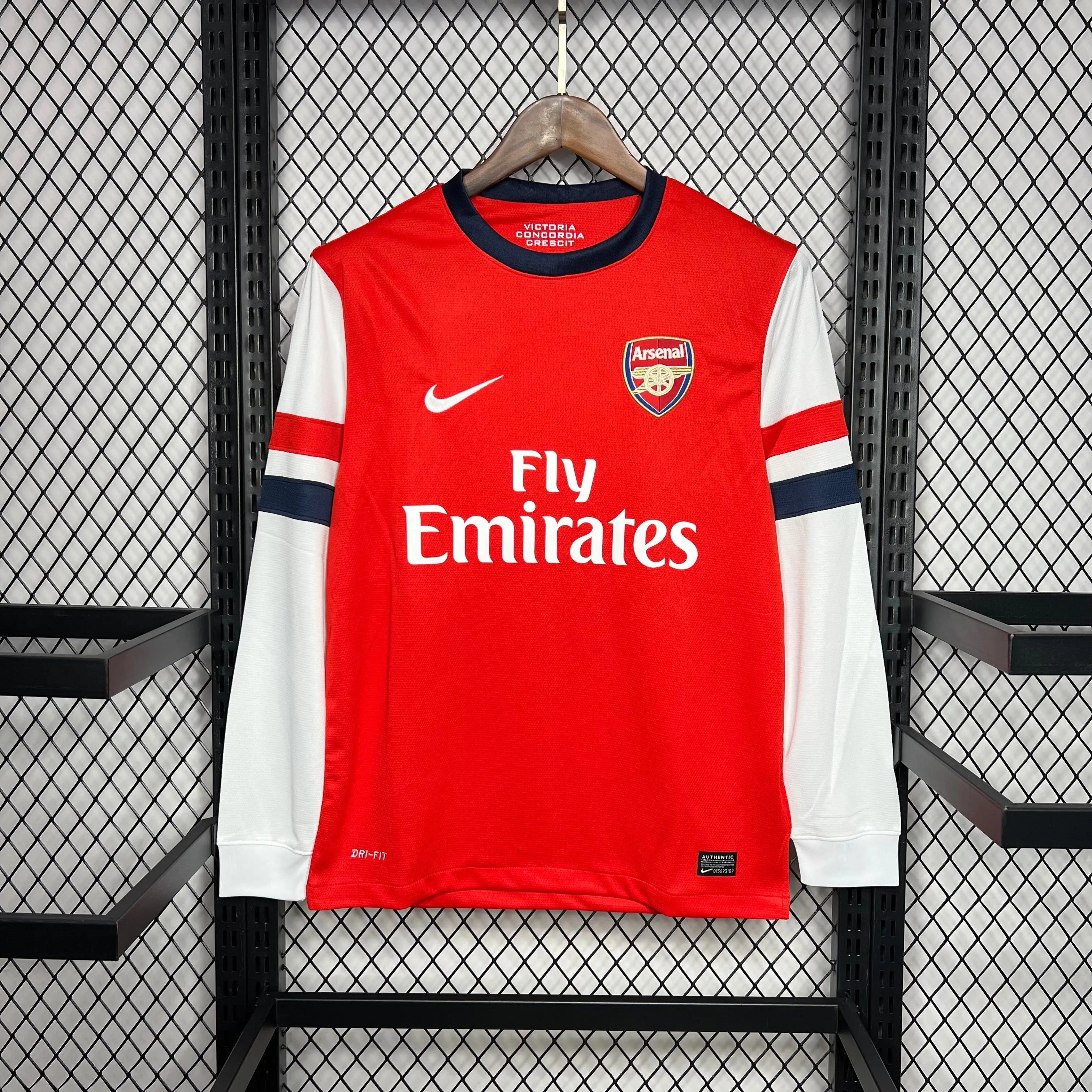 MAILLOT ARSENAL DOMICILE 2012/2013 VERSION MANCHES LONGUES - Maillot du Monde