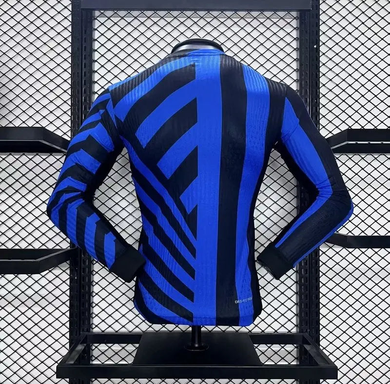 MAILLOT INTER MILAN DOMICILE 2024/2025 VERSION MANCHES LONGUES - Maillot du Monde