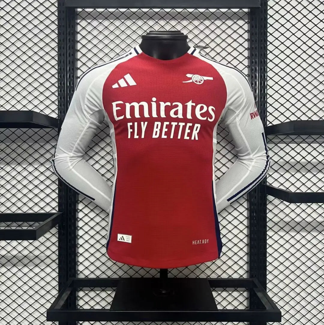 MAILLOT ARSENAL DOMICILE 2024/2025 VERSION MANCHES LONGUES - Maillot du Monde