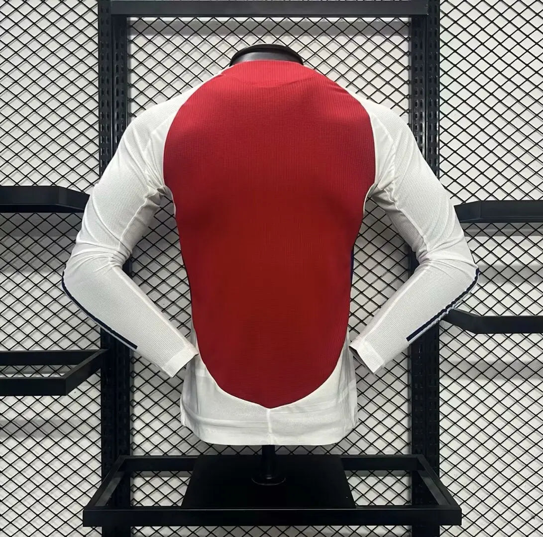 MAILLOT ARSENAL DOMICILE 2024/2025 VERSION MANCHES LONGUES - Maillot du Monde