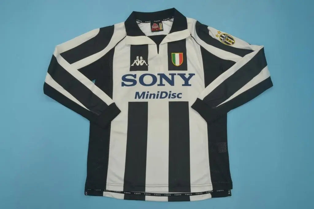 MAILLOT RETRO JUVENTUS DOMICILE 1997/1998 VERSION MANCHES LONGUES - Maillot du Monde