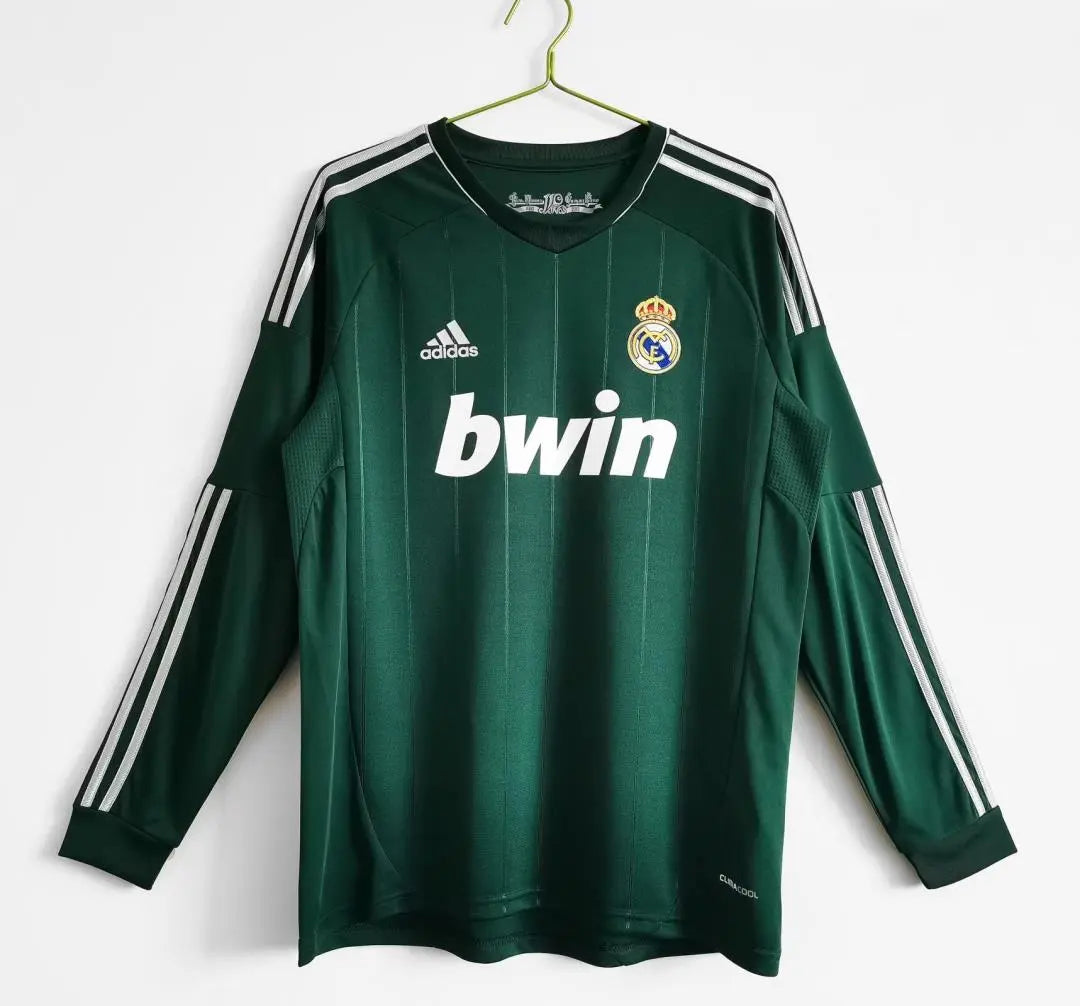 MAILLOT REAL MADRID EXTÉRIEUR 2012/2013 VERSION MANCHES LONGUES - Maillot du Monde
