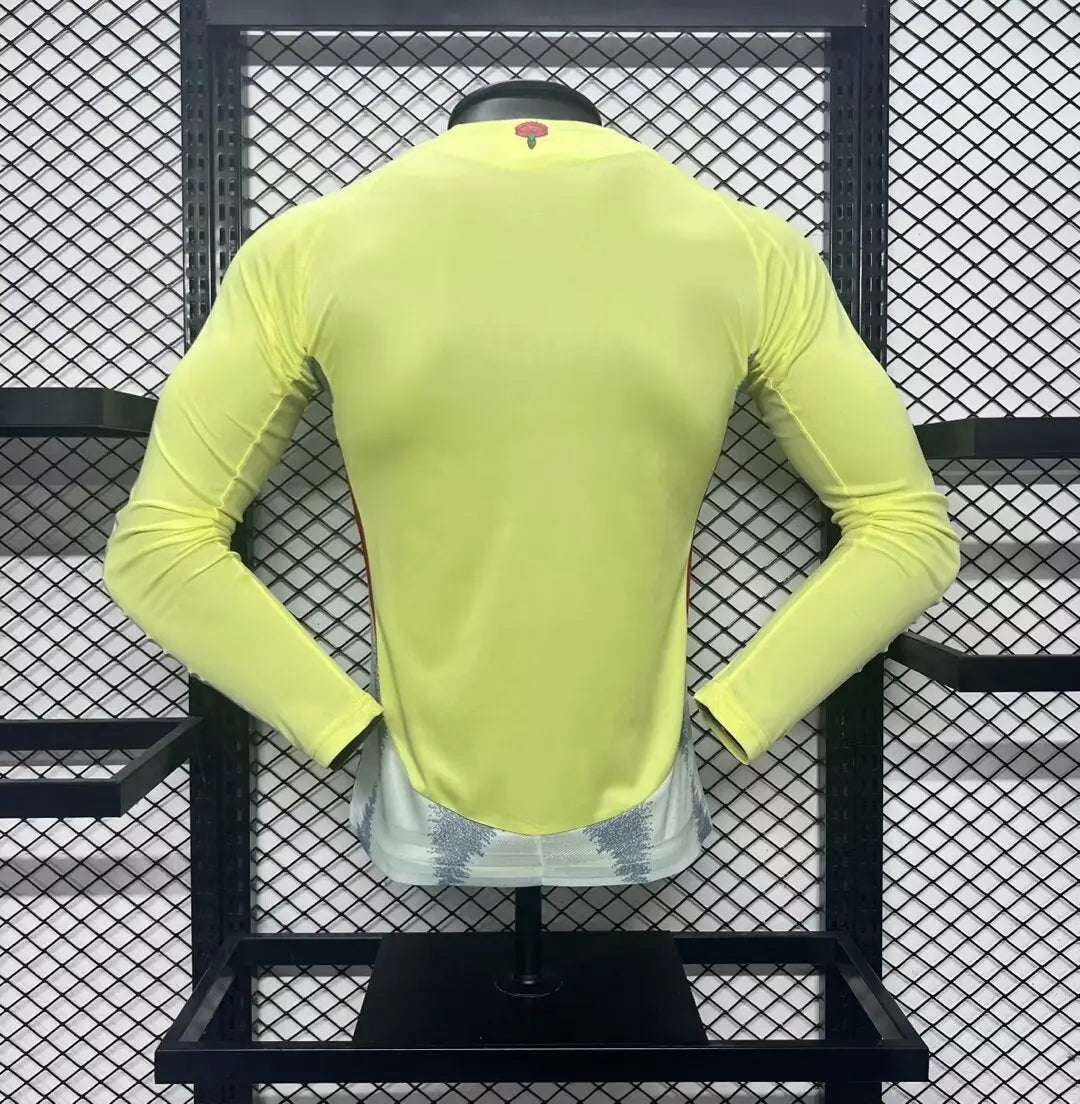 MAILLOT ESPAGNE EXTÉRIEUR 2024 VERSION MANCHES LONGUES - Maillot du Monde