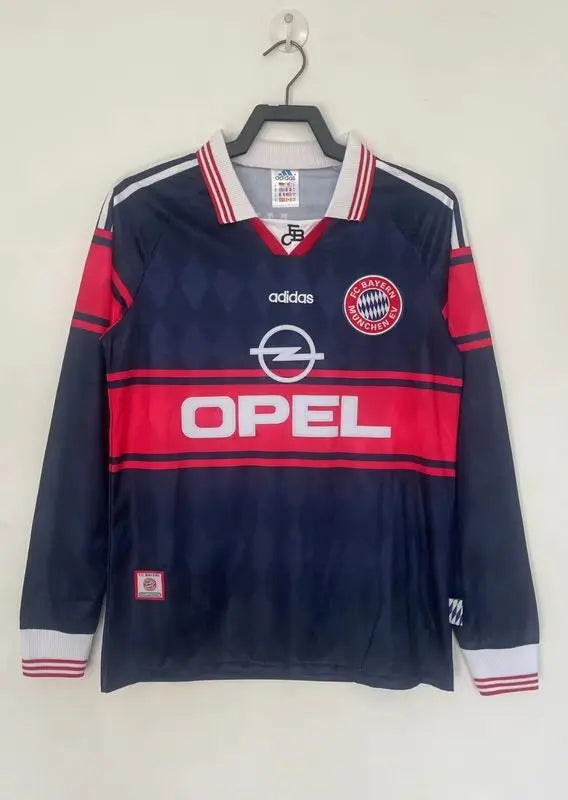 MAILLOT BAYERN MUNICH DOMICILE 1997/1998 VERSION MANCHES LONGUES - Maillot du Monde