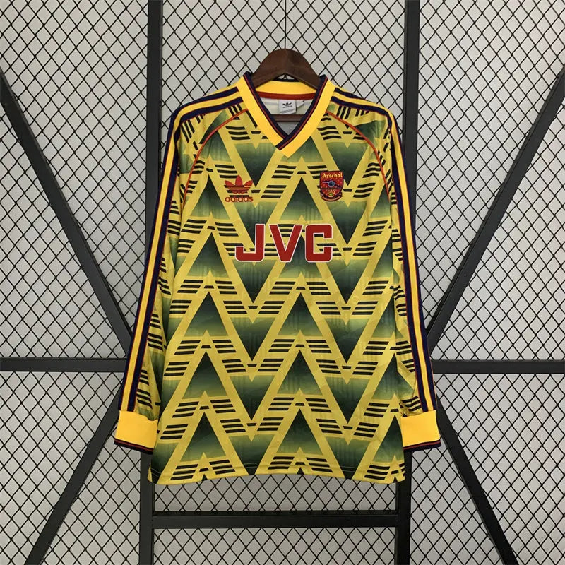 MAILLOT ARSENAL EXTÉRIEUR 1991/1993 VERSION MANCHES LONGUES - Maillot du Monde