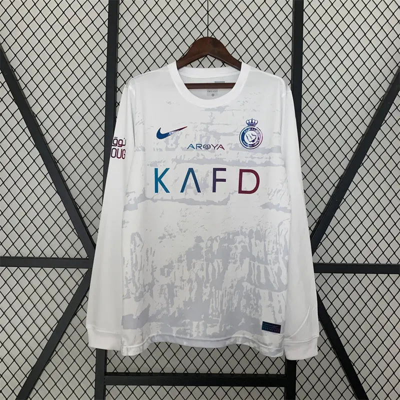 MAILLOT AL NASSR EXTÉRIEUR 2023/2024 VERSION MANCHES LONGUES - Maillot du Monde