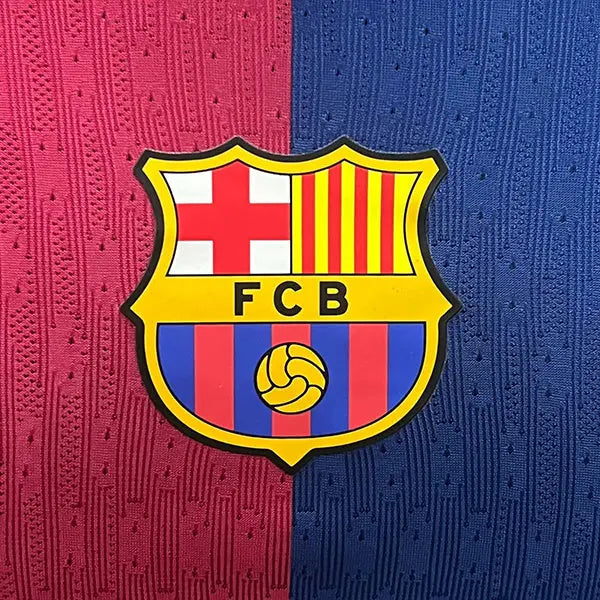 MAILLOT BARCELONE DOMICILE 2024/2025 VERSION MANCHES LONGUES - Maillot du Monde