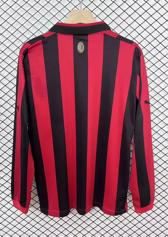 MAILLOT AC MILAN 2024/2025 VERSION MANCHES LONGUES - Maillot du Monde