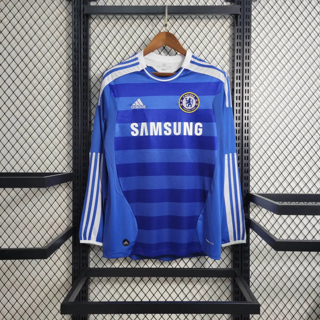 MAILLOT CHELSEA DOMICILE 2011/2012 VERSION MANCHES LONGUES - Maillot du Monde