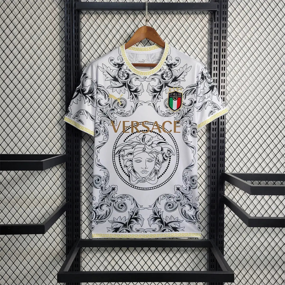 MAILLOT ITALIE CONCEPT EDITION VERSACE BLANC 2023/2024 - Maillot du Monde
