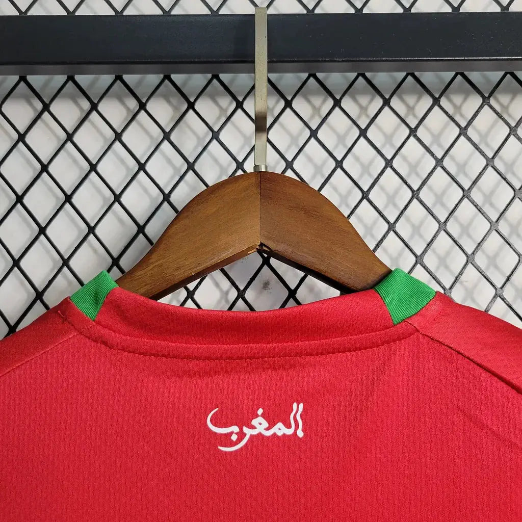 MAILLOT ENFANT MAROC DOMICILE 2022/2023 - Maillot du Monde